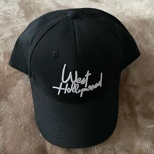 Black West Hollywood Baseball Cap